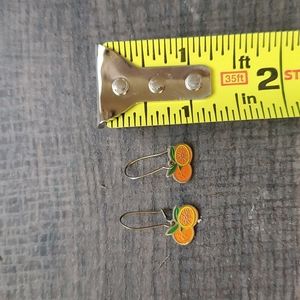 Tiny adorable oranges earrings